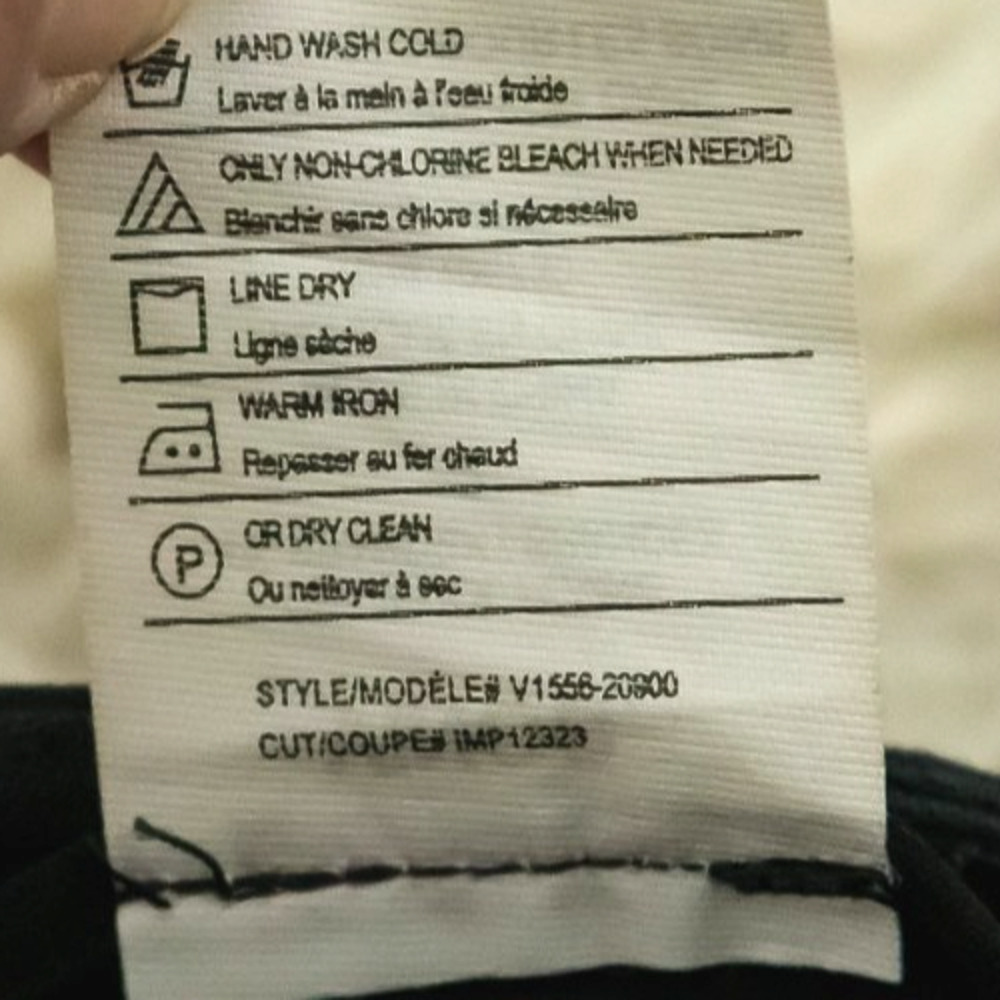 Vince Size 2 Grey Gray Black Tuxedo Stripe Tapered Leg Wool Blend Dress Pants - Picture 6 of 7